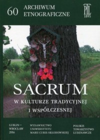 Sacrum w kulturze tradycyjnej i - okładka książki