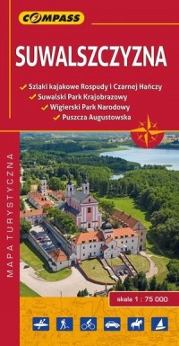 Suwalszczyzna mapa turystyczna - okładka książki