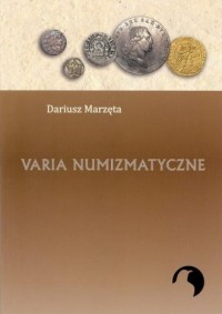 Varia numizmatyczne - okładka książki