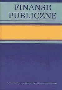 Finanse publiczne - okładka książki