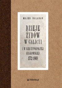 Dzieje Żydów w Galicyi i Rzeczypospolitej - zdjęcie reprintu, mapy