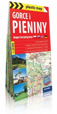 Gorce i Pieniny mapa turystyczna - okładka książki