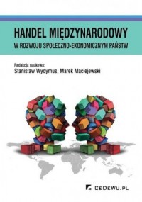 Handel międzynarodowy w rozwoju - okładka książki