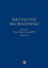 Krzysztof Skubiszewski. Minister - okładka książki