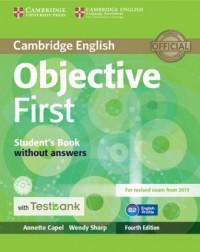 Objective First. Students Book - okładka podręcznika