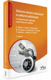 Ochrona danych osobowych w sektorze - okładka książki