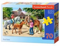 Stadnina koni (puzzle 70-elem.) - zdjęcie zabawki, gry