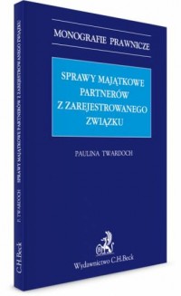 Sprawy majątkowe partnerów z zarejestrowanego - okładka książki