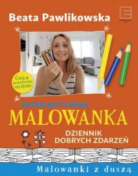 Interaktywna malowanka Dziennik - okładka książki