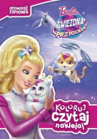 Koloruj, czytaj, naklejaj. Barbie - okładka książki