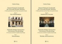 Niemiecko-Polskie Towarzystwo Uniwersytetu - okładka książki