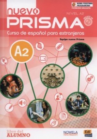 Nuevo prisma A2. Podręcznik wieloletni - okładka podręcznika