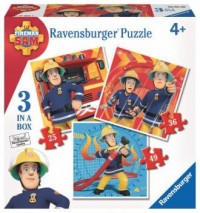 Strażak Sam (puzzle 3 w 1) - zdjęcie zabawki, gry