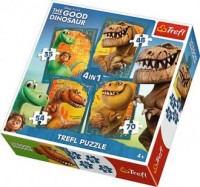 Dobry dinozaur (puzzle 4 w 1) - zdjęcie zabawki, gry