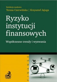 Ryzyko instytucji finansowych. - okładka książki