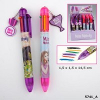 Sześciokolorowy długopis Miss Melody - zdjęcie produktu