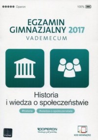 Egzamin gimnazjalny 2017. Historia - okładka podręcznika