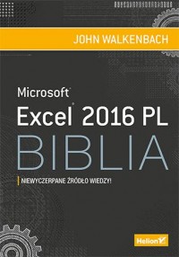 Excel 2016 PL. Biblia - okładka książki