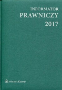 Informator Prawniczy 2017 (A5 zielony) - okładka książki
