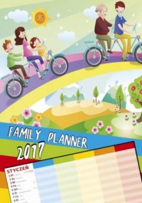 Kalendarz 2017. Planer rodzinny - okładka książki