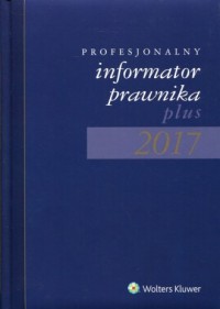 Profesjonalny Informator Prawnika - okładka książki