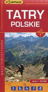 Tatry Polskie mapa turystyczna - okładka książki