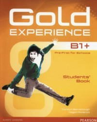 Gold Experience B1+ Students Book - okładka podręcznika