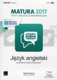Język angielski. Matura 2017. Testy - okładka podręcznika
