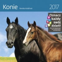 Kalendarz 2017. Konie - okładka książki