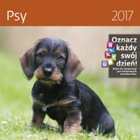 Kalendarz 2017. Psy  - okładka książki
