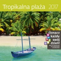Kalendarz 2017. Tropikalna plaża - okładka książki