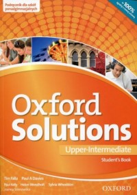 Oxford Solutions. Upper Intermediate. - okładka podręcznika