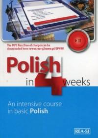 Polski w cztery tygodnie. Angielski - okładka podręcznika