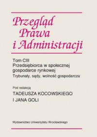 Przegląd Prawa i Administracji - okładka książki