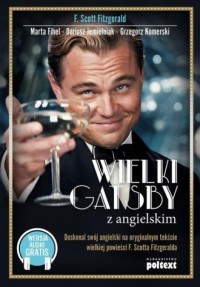 Wielki Gatsby z angielskim - okładka książki