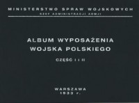 Album wyposażenia Wojska Polskiego - okładka książki