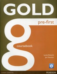 Gold Pre- First. Coursebook with - okładka podręcznika