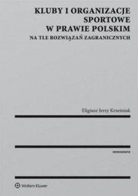 Kluby i organizacje sportowe w - okładka książki