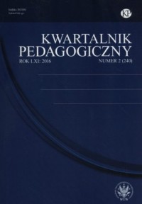 Kwartalnik Pedagogiczny 2/2016 - okładka książki