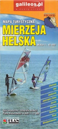 Mierzeja Helska (skala 1:45 000) - okładka książki