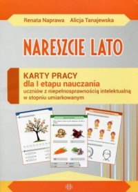 Nareszcie lato. Karty pracy dla - okładka książki