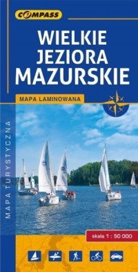 Wielkie Jeziora Mazurskie. Laminowana - okładka książki