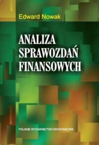 Analiza spawozdań finansowych - okładka książki