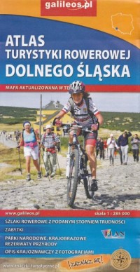 Atlas Turystyki Rowerowej Dolnego - okładka książki