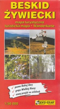 Beskid Żywiecki mapa turystyczna - okładka książki