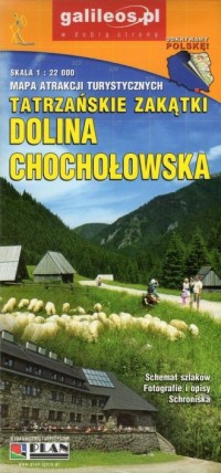 Dolina Chochołowska mapa atrakcji - okładka książki