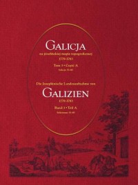 Galicja na józefińskiej mapie topograficznej - okładka książki