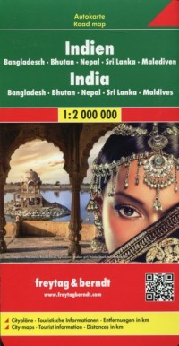 Indie, Nepal, Bangladesz, Bhutan - okładka książki