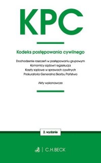 Kodeks postępowania cywilnego - okładka książki