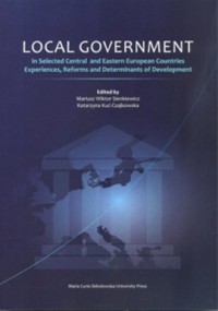 Local Government in Selected Central - okładka książki